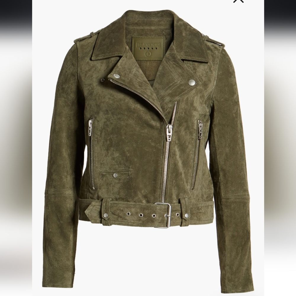 BlankNYC Suede Moto Jacket